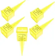 MERRYHAPY Rain Gauge Sprinkler Water Level Meter Set 5pcs for Garden Lawn and Precipitation Monitoring