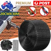30m Solar Panel Pest Control Mesh Bird Proofing Stainless Steel Mesh KIT