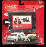 Johnny Lightning 76 1976 Chevy Van 33 1933 Ford Panel Coca Cola Billboards Cars