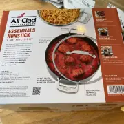 All Clad Essentials Nonstick 7-Qt Covered Multi-Pot w/Insert & Lifetime Warranty