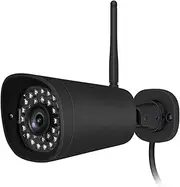 4MP Super HD Outdoor WiFi Security Camera with AI Human Motion Detection 66 Ft Night Vision Bullet IP Surveillance Camera(U/S,4MP Black)