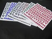 CREATIVE MEMORIES LARGE ABC/123 ALPHABET LETTERS; AWESOME COLORS VARIOUS COLOR