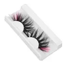 0.98in Color False Eyelashes Wispy Fluffy Pink Ends Dramatic Colored False E IDM