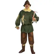 Wizard of Oz Scarecrow Halloween Costume - Adult Size Large - Costume Super Cent