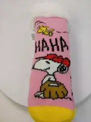 Peanuts With Snoopy Kids Sherpa socks Non Slip