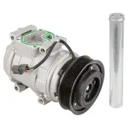 For Range Rover 2003 2004 AC Compressor & A/C Drier Replaces Denso 10PA17