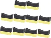 YOSADIER 10Pcs Tire Shine Applicator Cleaning Sponges Durable Car Wash Tool for Wheel Detailing Comfortable Water Absorbent Pads for Car Maintenance