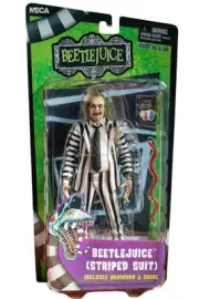 NECA Beetlejuice 7" Action Figure - Stripes Suit Version - Unused Condition