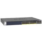 Netgear GSM4328PA-100AJS 24-Port Fully Managed Stackable Layer 3 PoE+ Switch - M4300-28G-PoE+