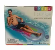 Intex Inflatable 2 Pack King Kool Swimming Pool Lounge Raft