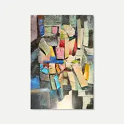 Vivacious & Free Series - Original Oil Paint On Canvas - Style E