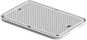 Qianly Cat Litter Mat Litter Trapping Mat Scatter Control Pad Rug Cat Litter Tray Pad for Kitten, Light Gray