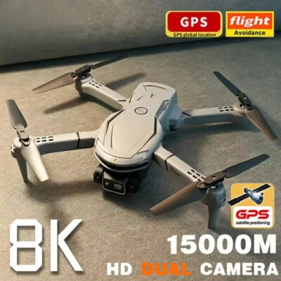 V88 Drone 8k 5G HD Dual Camera15000m Remote Control Aircraft Quadcopter Toy