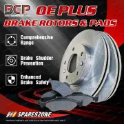 BCP Front Disc Brake Rotors + Brake Pads for BMW X3 E83 2.0d 2.5i 3.0d 3.0i