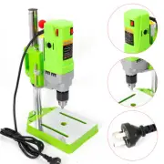Green Mini Bench Drill Press Workbench Compact DIY Drilling Machine Multipurpose
