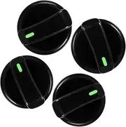 KITANDOVE 4pcs Cooker Knobs Replacement for Gas Stoves Durable Plastic Control Knobs for Home Kitchen and Restaurant Use Reliable Switch for Gas Range Oven Cooktop