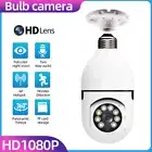 Panoramic WiFi Camera Light Bulb 1080P HD Security Camera Wireless 360° Rotate