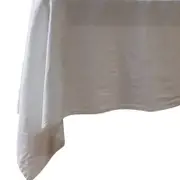 Vintage Design Homewares White Vintage Washed Linen Cotton Tablecloth 150x275cm