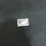 1x Glossy F-SPORT Black Fender Metal Emblem Decal Sticker Badge FSPORT SUV Turbo (for: Renault)