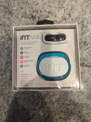 iFIT VUE Black/Blue Adjustable Wristband Fitness Tracker NIB