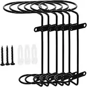 6pcs Wall Mounted Wine Rack red wine display wine storage stand wine glass holder wine glasses organizer wall mounted wine bottle holder hanging wine glass rack Liquor iron simple
