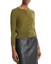 Vince Faux Pearl Button Cardigan