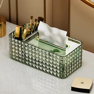 輕奢風塑料長方形紙巾盒 網紅多功能高顏值抽紙盒 (8.3折)