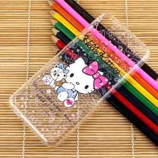 【Hello Kitty】HTC Desire 530 D530u 彩鑽透明保護軟套