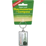 Coghlan's Zipper Pull Thermometer & Compass Keychain, Windchill Chart, Survival