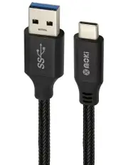 [Moki] USB 3.0 Type-C to USB-A SynCharge Mesh Cable