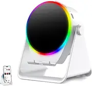 4 in 1 360° Rotating Bluetooth Speaker Stand, Cell Phone Stand with Wireless Bluetooth Induction Speaker, Non-Slip Base, HD Surround Sound, Suitable for Gifts (White)