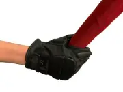 Stickfighting Escrima Kali Arnis Sparring Half Finger Padded Leather Gloves