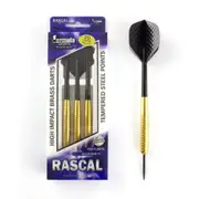 12pc Formula Sports Rascal 26g Brass Barrel Darts Tempered Steel Tip Nylon Shaft