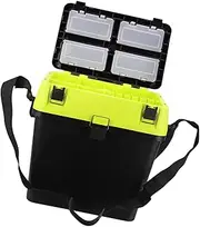 Generic Compact Tackle Box for Fishing Tools and Accessories on The Go, Yellow Black