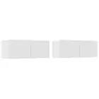 Tv Cabinets 2 Pcs White 80X30x30 Cm Engineered Wood Wood TV Stands & Entertainme