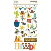Simple Stories ~ HOWDY ~ Chipboard Stickers