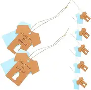 GRADENEVE 1 Set Creative Paper Thank You Tags Delicate with String for Parties Weddings Crafts Rustic Paper for Present Wrapping Decoration