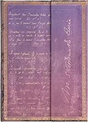Marie Curie, Science of Radioactivity (Embellished Manuscripts Collection) Midi Lined Hardcover Journal: Hardcover, Wrap Closure, 120 gsm, ribbon marker, memento pouch