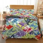 Debris Purple Bud 3D Printing Duvet Quilt Doona Covers Pillow Case Bedding Sets