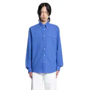 [VALENTINO] VLogo Button-Down Pocket Shirt Blue