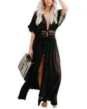 Orniya Linen-Blend Maxi Dress