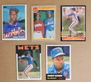 1986 Topps Dwight Gooden Mets HOF 5 Card Lot 1985 Signed Auto 2024 Living Set