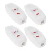 VGOL 4pcs Inline Cord Switch Feed-Through Rocker Switch 110-250V 10A Cord Cab...