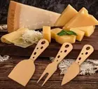 3Pcs Cheese Knives Set Slicer Cutter Cake Butter Dessert Kitchen Stainless Steel