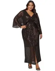 [Pink Dusk] Carpet Ready Maxi Dress in Bronze