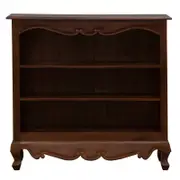 Queen Anne Low Bookcase - Mahogany