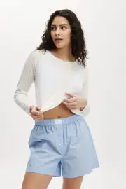 [Body] Body - Raglan Long Sleeve Top - Coconut milk L COCONUT MILK