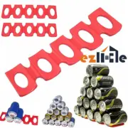 Wine Holder Fridge Kitchen Stacking Organizer Mat Silicone Beer Bottle Rack Can