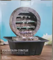 Darice Fountain Circle Lights Up Decor W
