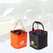 Folding Water Container EVA Collapsible Bucket Fishing Bucket for Boating-Hiking
